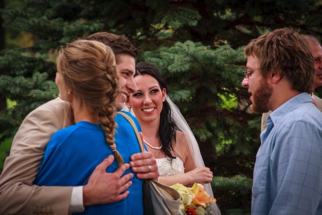 Receiving the guests